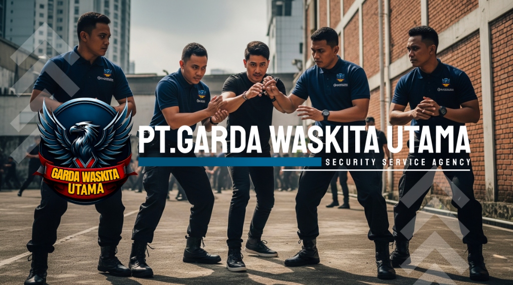 Pasukan Keamanan PT Garda Waskita Utama siap bertugas